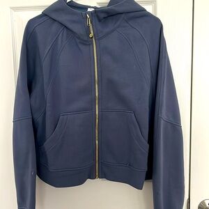 Lululemon Blue Scuba Oversized Full Zip